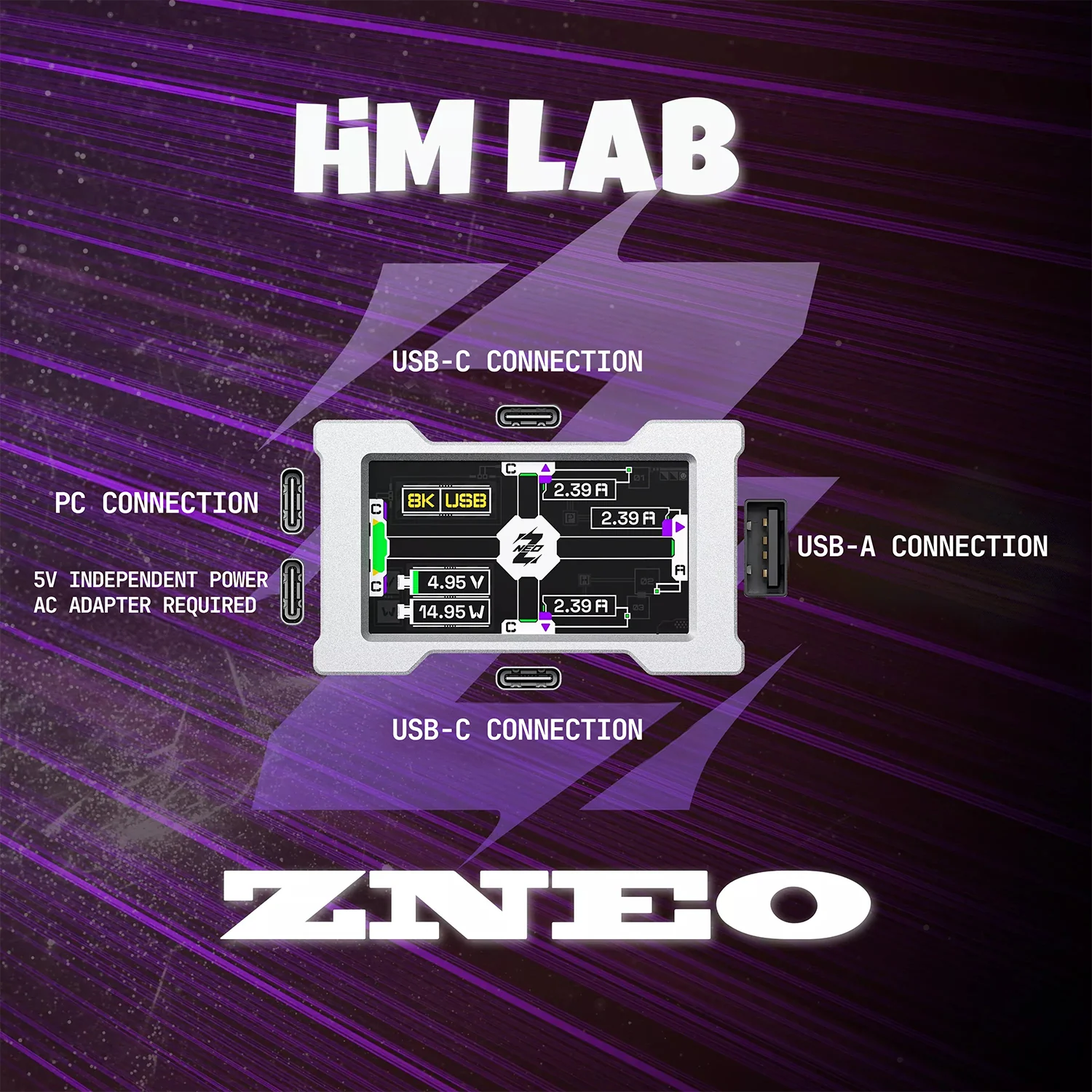 HM Lab - Z-NEO 8K USB GAMING HUB - Image 3