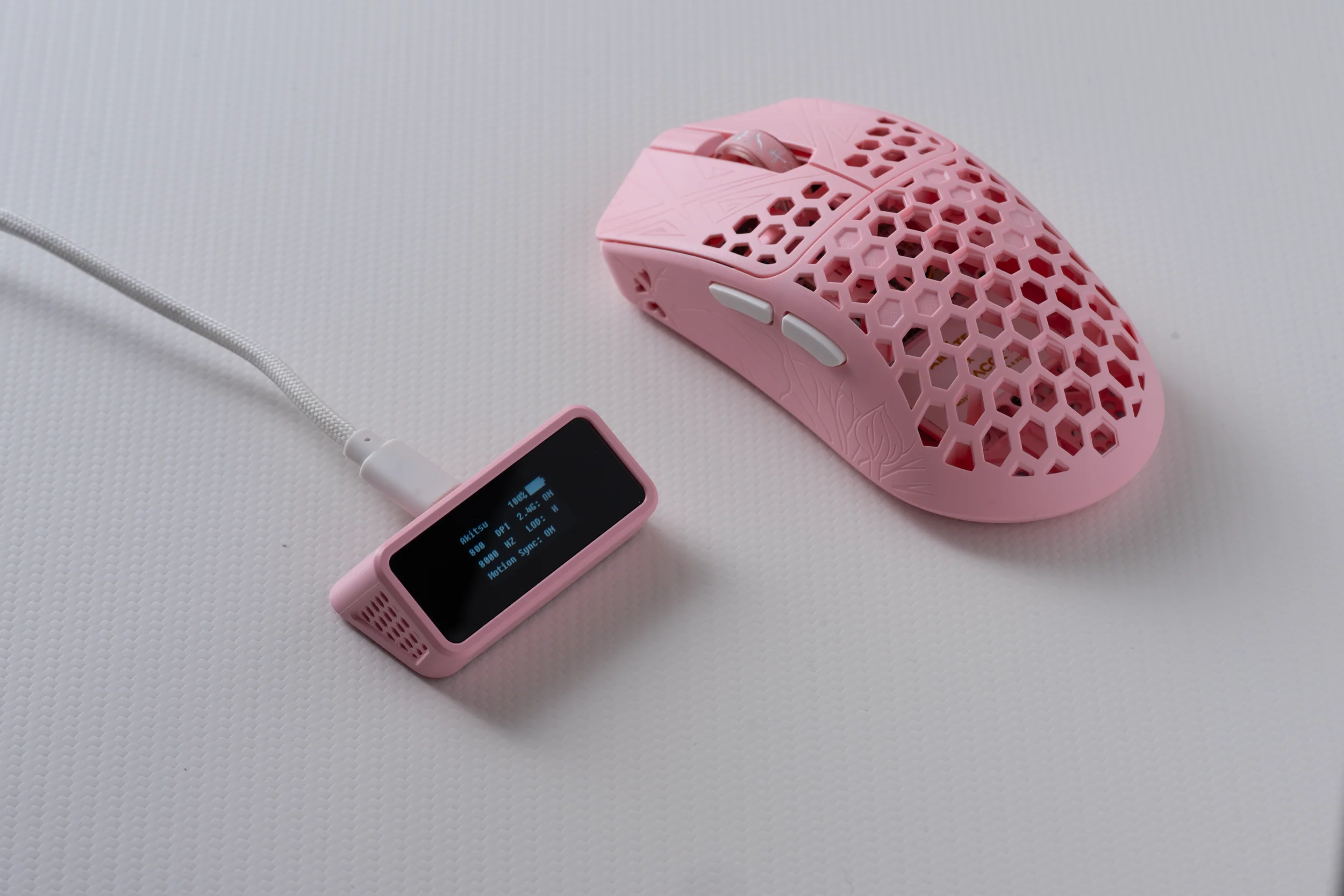 TENKO®  - AKITSU MEDIUM 40g Carbon Fiber 8K Wireless Gaming Mouse - Image 40